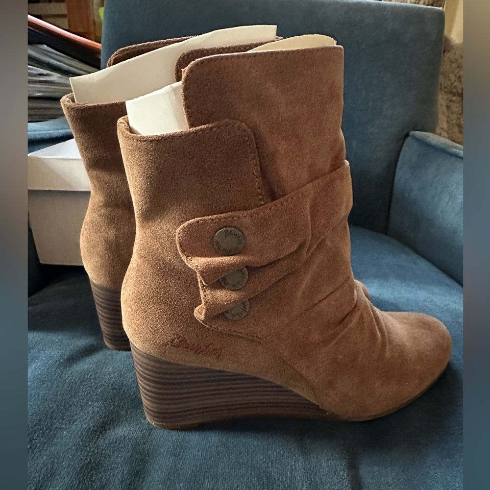 Blowfish brand new wedge booties!